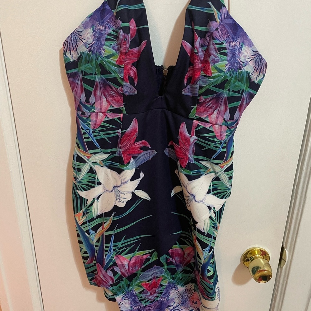 Floral Halter Dress